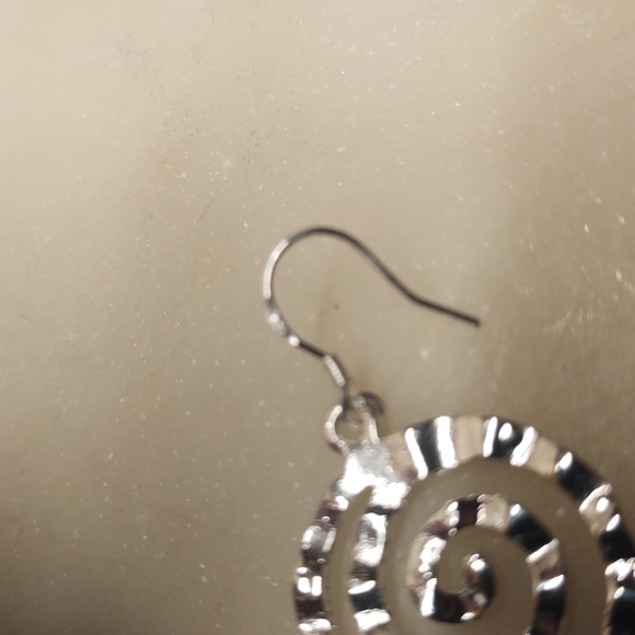 BOGO! NEW! .925 Silver Spiral Earrings - Picture 5 of 6